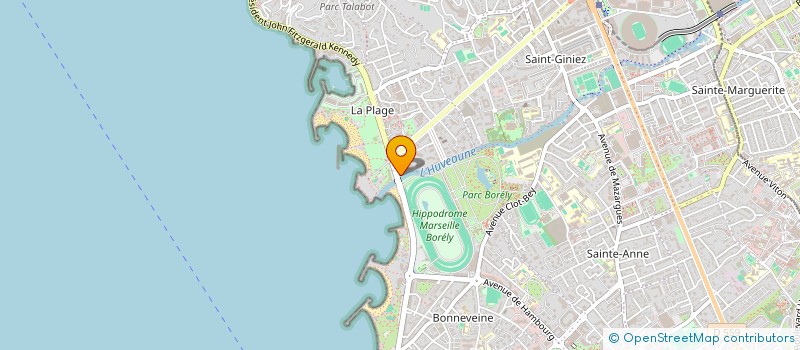 localisation de l'entreprise SCI COMBAS à MARSEILLE 8EME