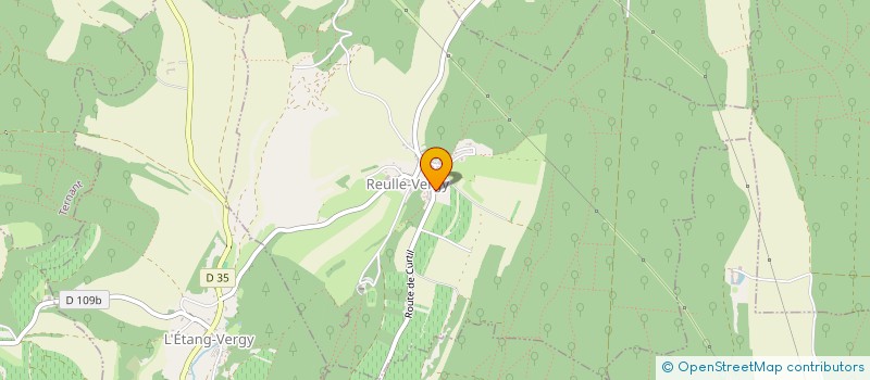 localisation de l'entreprise SCI COMBE DE CURTIL  REULLE-VERGY