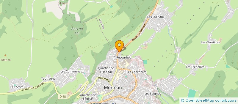 localisation de l'entreprise SCI COMBE DE LA FEVE  LES FINS