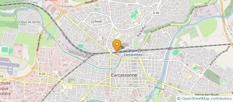 localisation de l'entreprise SCI COMBE DE LEUC à CARCASSONNE
