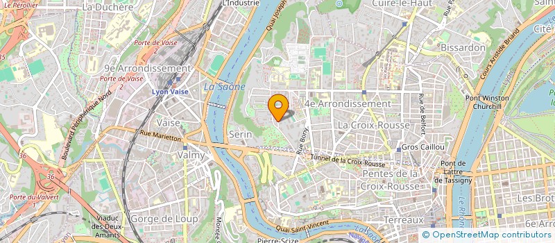 localisation de l'entreprise SCI COMBEMALE 3  LYON 4EME