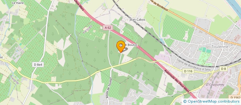 localisation de l'entreprise SCI COMBERNOUX BDP  MAZERES