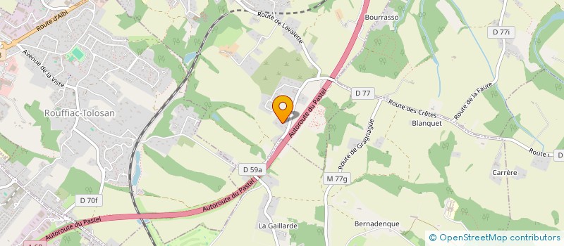 localisation de l'entreprise SCI COMBEROUZAL  CASTELMAUROU