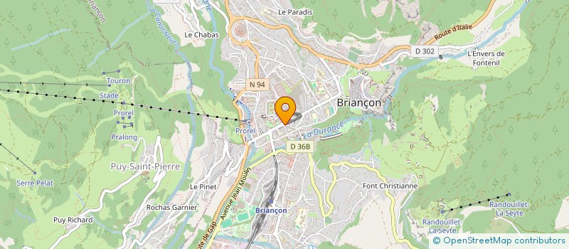 localisation de l'entreprise SCI COMBES à BRIANCON