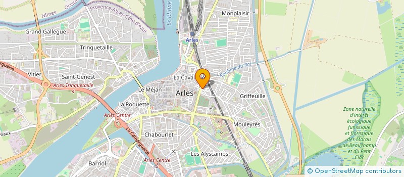 localisation de l'entreprise SCI COMBES à ARLES