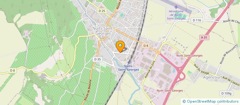 localisation de l'entreprise SCI COMBESSON à NUITS-SAINT-GEORGES