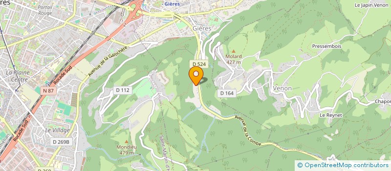 localisation de l'entreprise SCI COMBLOUP à GIERES