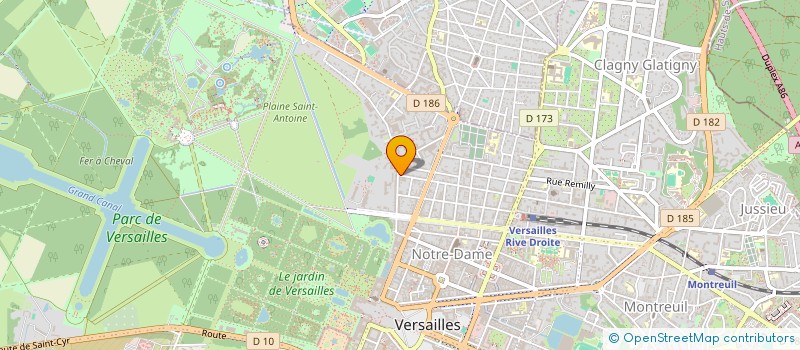 localisation de l'entreprise SCI COMBLOUX à VERSAILLES