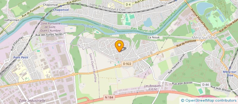 localisation de l'entreprise SCI COMBO  MERY-SUR-OISE