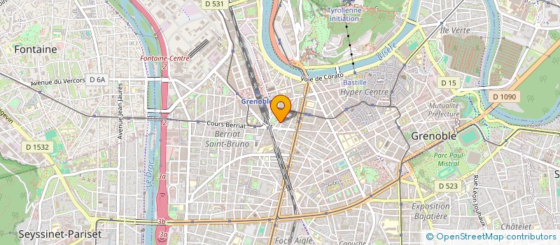 localisation de l'entreprise SCI COMBOIRE ACTIVITES  GRENOBLE