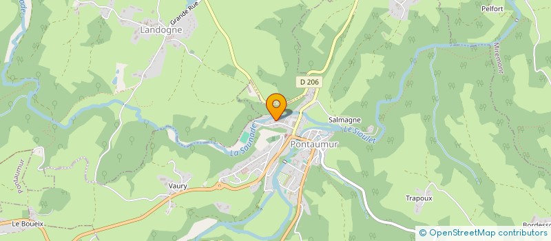 localisation de l'entreprise SCI COMBRADOME  PONTAUMUR