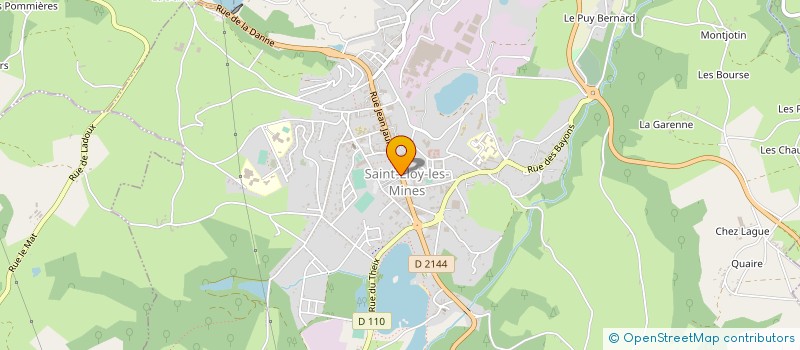 localisation de l'entreprise SCI COMBRAILLES IMMOBILIER  SAINT-ELOY-LES-MINES