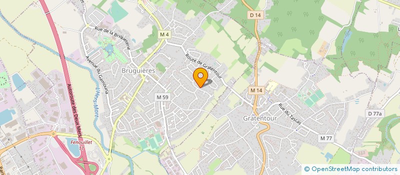 localisation de l'entreprise SCI COME ET DAMIEN  BRUGUIERES