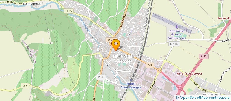 localisation de l'entreprise SCI COMEDIA à NUITS-SAINT-GEORGES