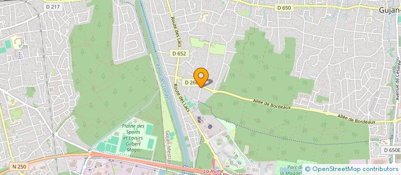 localisation de l'entreprise SCI COMEDIE  GUJAN-MESTRAS