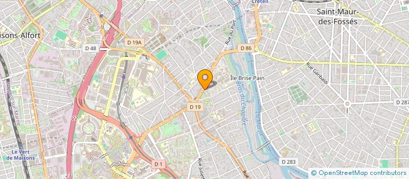 localisation de l'entreprise SCI COMEL à CRETEIL