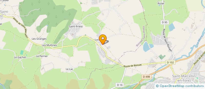 localisation de l'entreprise SCI COMISPA  BOISSET-SAINT-PRIEST