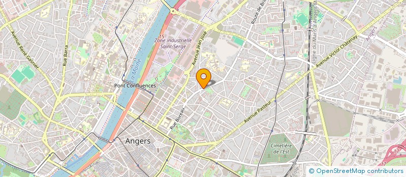 localisation de l'entreprise SCI COMITA à ANGERS