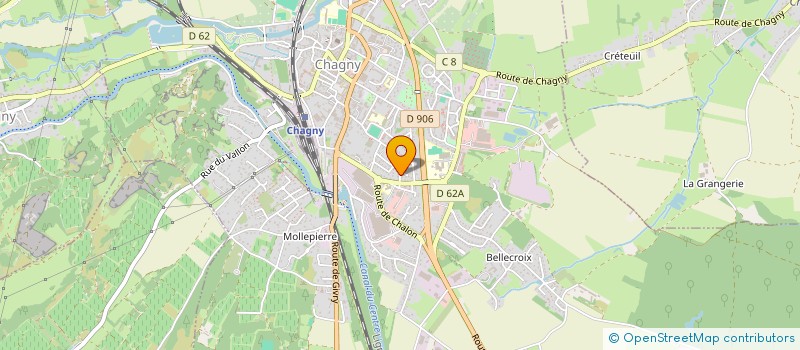 localisation de l'entreprise SCI COMITIA  CHAGNY