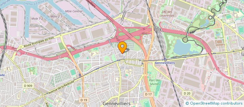 localisation de l'entreprise SCI COMITO FONT FRECHE à GENNEVILLIERS