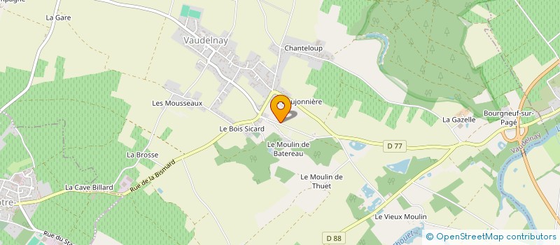 localisation de l'entreprise SCI COMMANDERIE DE LA LANDE  DOUE-EN-ANJOU