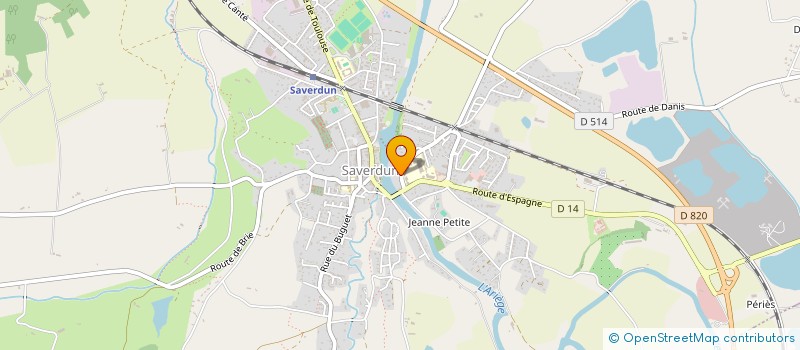 localisation de l'entreprise SCI COMME TU VOUDRAS à SAVERDUN