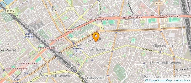 localisation de l'entreprise SCI COMMERCE ARTISANAT TOURISME AFFAIRES  PARIS