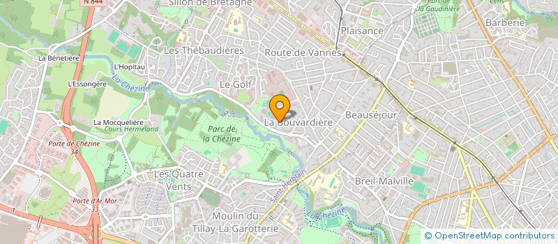 localisation de l'entreprise SCI COMMERCE FRANKLIN  SAINT-HERBLAIN