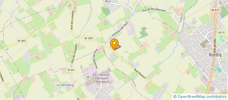 localisation de l'entreprise SCI COMMERMAN à RONCQ