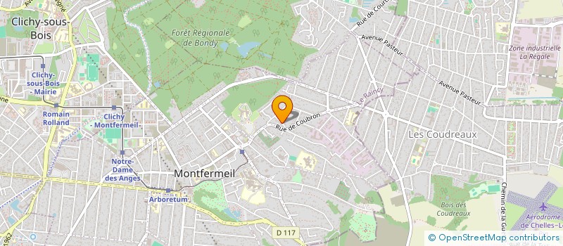 localisation de l'entreprise SCI COMMET à MONTFERMEIL