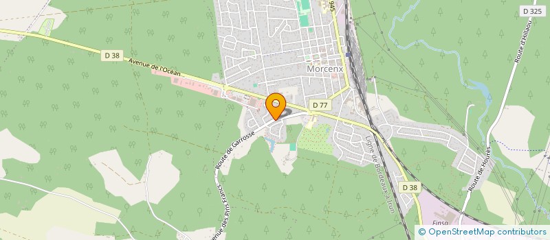 localisation de l'entreprise SCI COMMET FRERES BARSACQ  MORCENX-LA-NOUVELLE