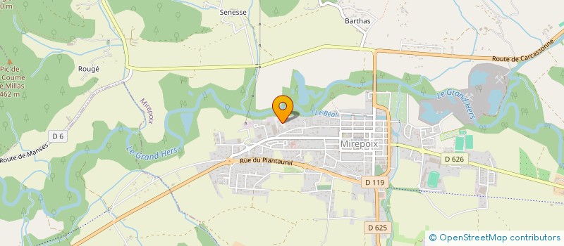 localisation de l'entreprise SCI COMMETUVEUX à MIREPOIX