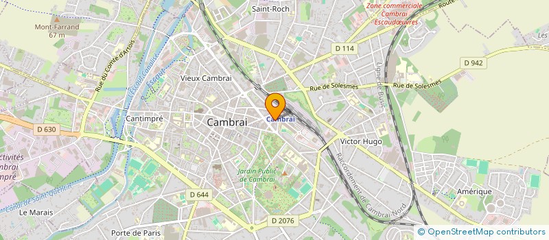 localisation de l'entreprise SCI COMMISSAIRE MARTIN  CAMBRAI