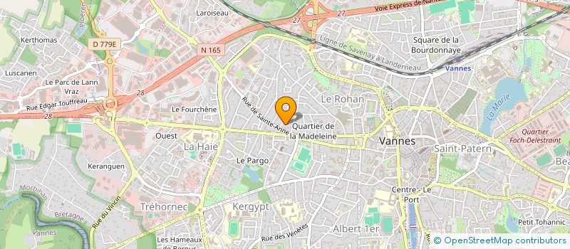 localisation de l'entreprise SCI COMMO à VANNES