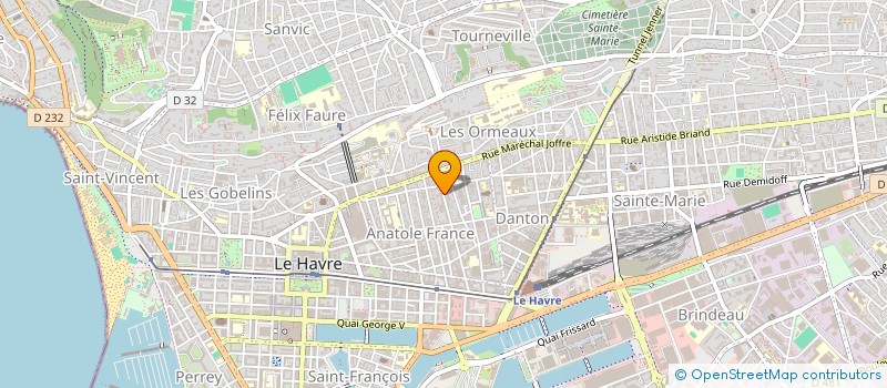 localisation de l'entreprise SCI COMMPARK à LE HAVRE