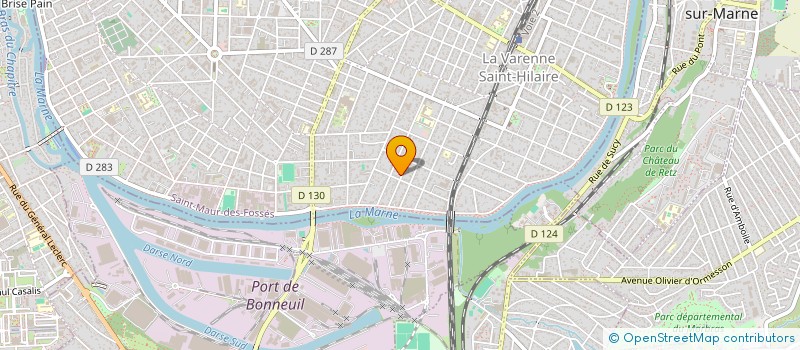 localisation de l'entreprise SCI COMMUNE DE PARIS VS à SAINT-MAUR-DES-FOSSES