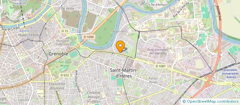 localisation de l'entreprise SCI COMO  SAINT-MARTIN-D'HERES