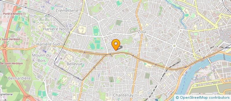 localisation de l'entreprise SCI COMODO à NANTES