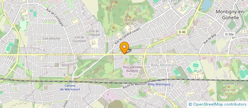 localisation de l'entreprise SCI COMORETTO à BILLY-MONTIGNY
