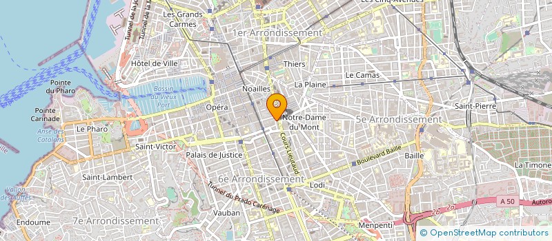 localisation de l'entreprise SCI COMORI à MARSEILLE