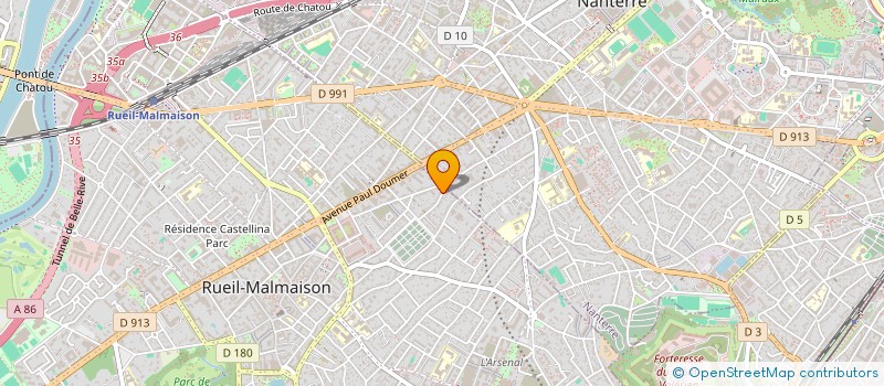 localisation de l'entreprise SCI COMPAGNE 1 à RUEIL-MALMAISON