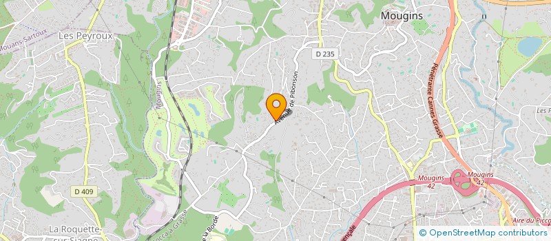 localisation de l'entreprise SCI COMPAGNIE DES ANGES à MOUGINS