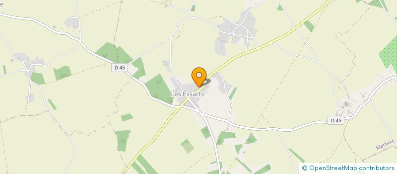 localisation de l'entreprise SCI COMPAGNIE FONCIERE LES ESSARTS  MARBOIS