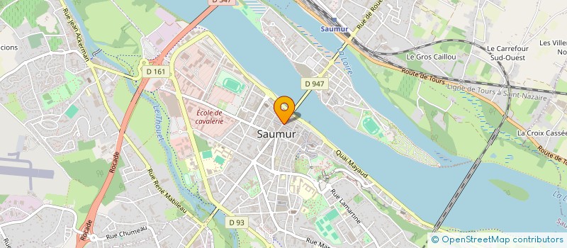 localisation de l'entreprise SCI COMPAGNIE FONCIERE LIGERIENNE  SAUMUR