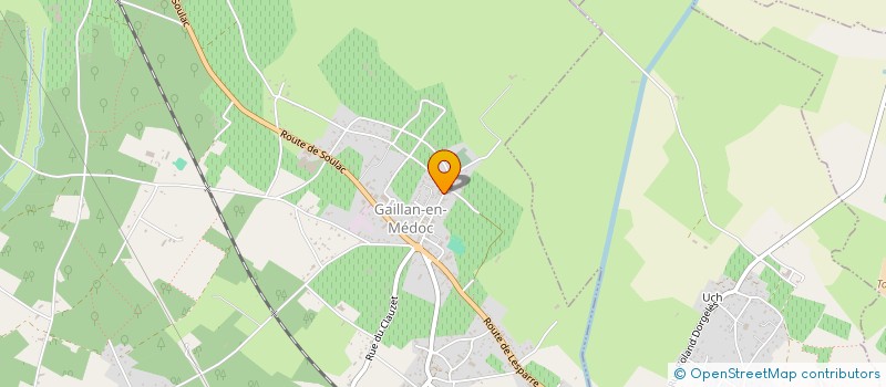 localisation de l'entreprise SCI COMPAGNIE IMMOBILIERE D'AQUITAINE  GAILLAN-EN-MEDOC