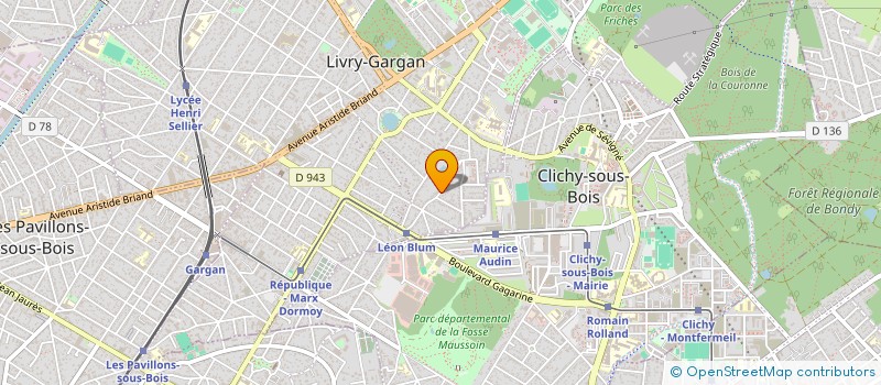 localisation de l'entreprise SCI COMPAGNIE SEVIGNE à LIVRY-GARGAN