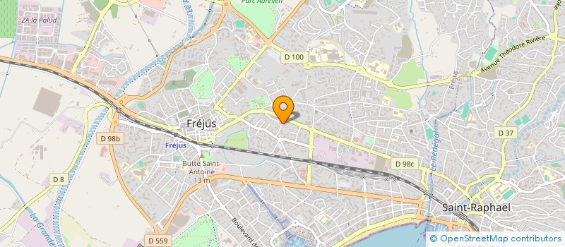 localisation de l'entreprise SCI COMPAGNIE SUD FRANCE à FREJUS