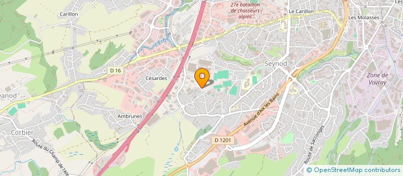 localisation de l'entreprise SCI COMPAGNONS DU TOUR DE FRANCE 73 / 74 à ANNECY