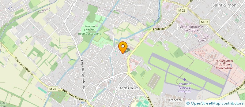 localisation de l'entreprise SCI COMPANS  CUGNAUX