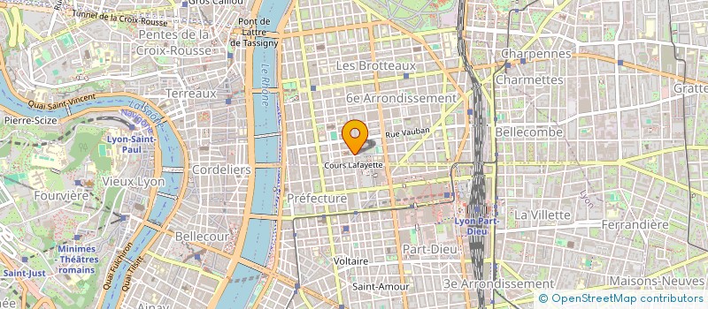 localisation de l'entreprise SCI COMPARAPHE  LYON